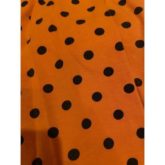 Disney Halloween Minnie Mouse Pumpkin Spider Black Sweatshirt & Poka Dot Legging - Picture 8 of 8